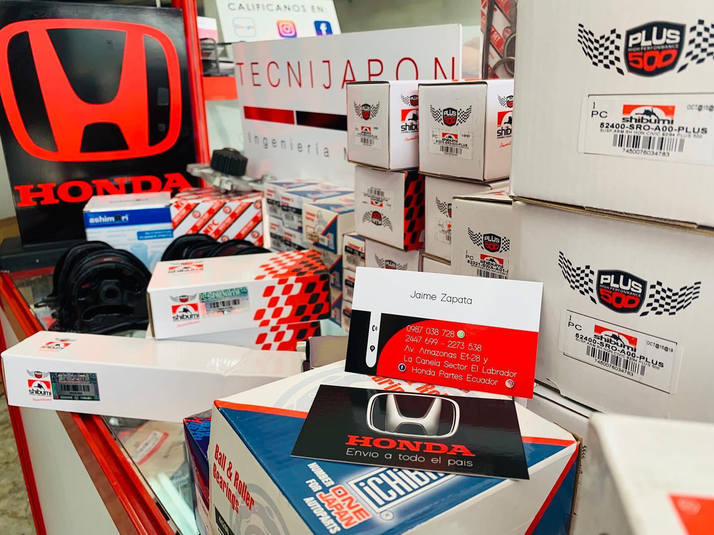 Cómo comprar repuestos Honda originales en Ecuador (y recibirlos en tu provincia)